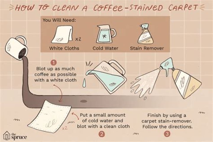 Can bleach get out coffee stains