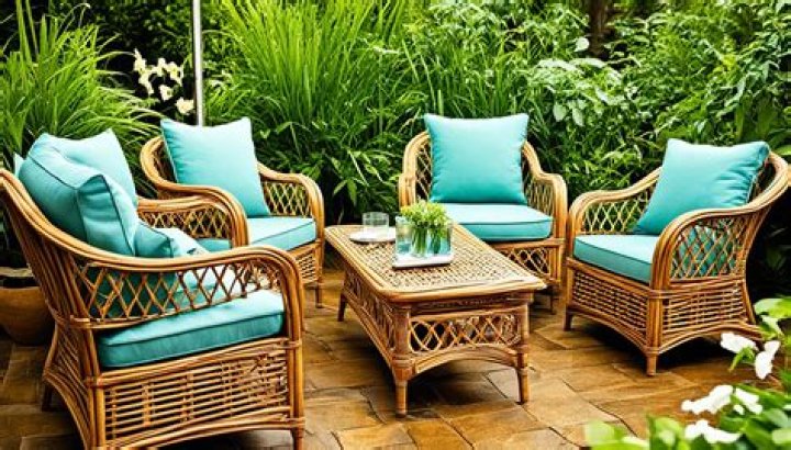 Can cane furniture be left outside