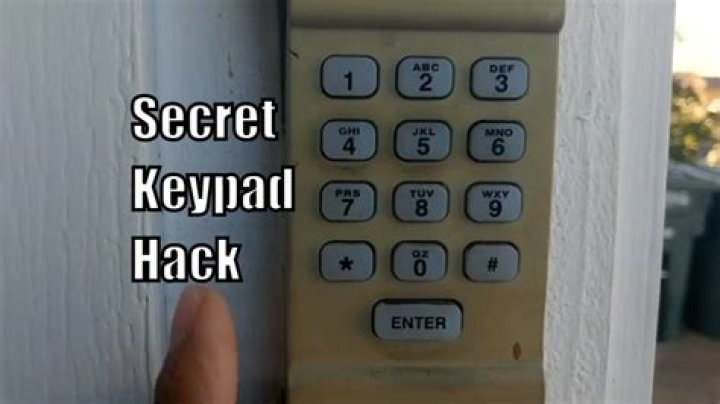 Can garage door keypads be hacked