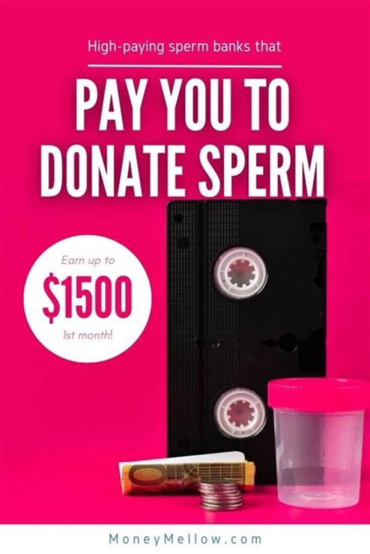 Can I get paid to donate my sperm