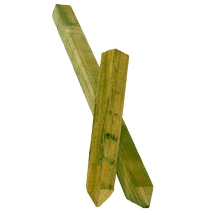 Can I remove wooden survey stakes