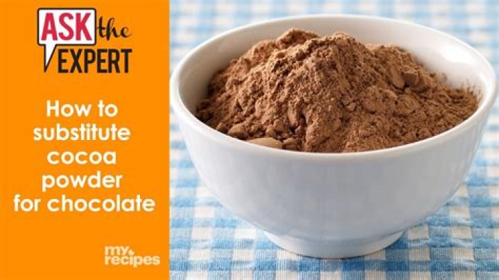 Can I substitute cocoa powder for unsweetened baking chocolate