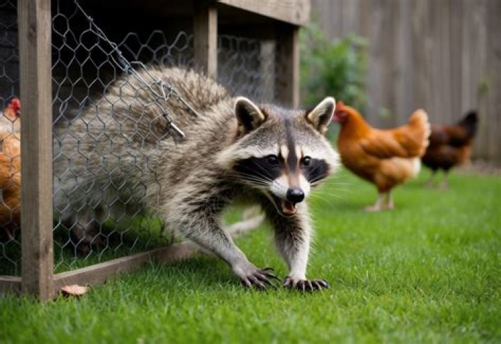 Can raccoons break through chicken wire