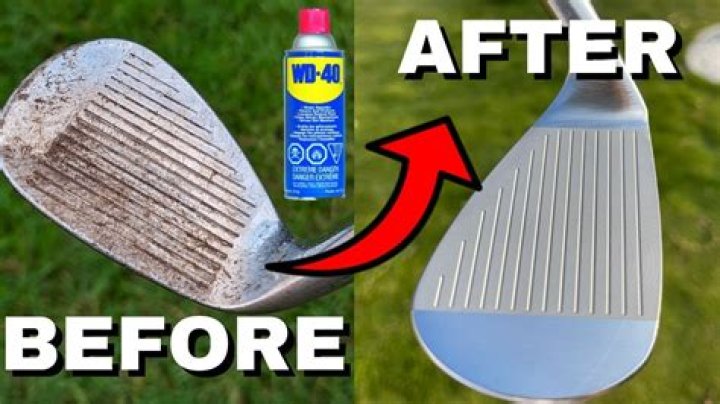 Can you clean golf clubs with soap and water