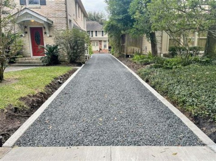 Can you cover concrete with gravel