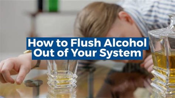 Can you flush alcohol out of your system with water
