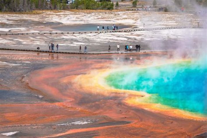Can you go in Grand Prismatic Spring