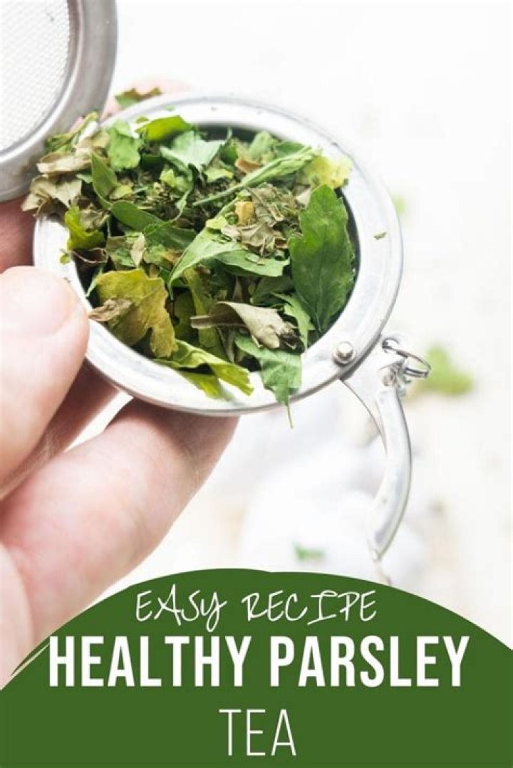 Can you make parsley tea with dried parsley