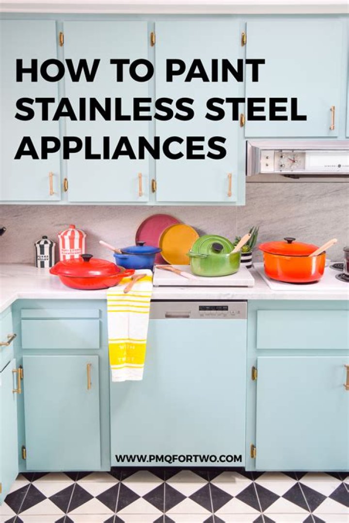 Can you paint a stainless steel appliance