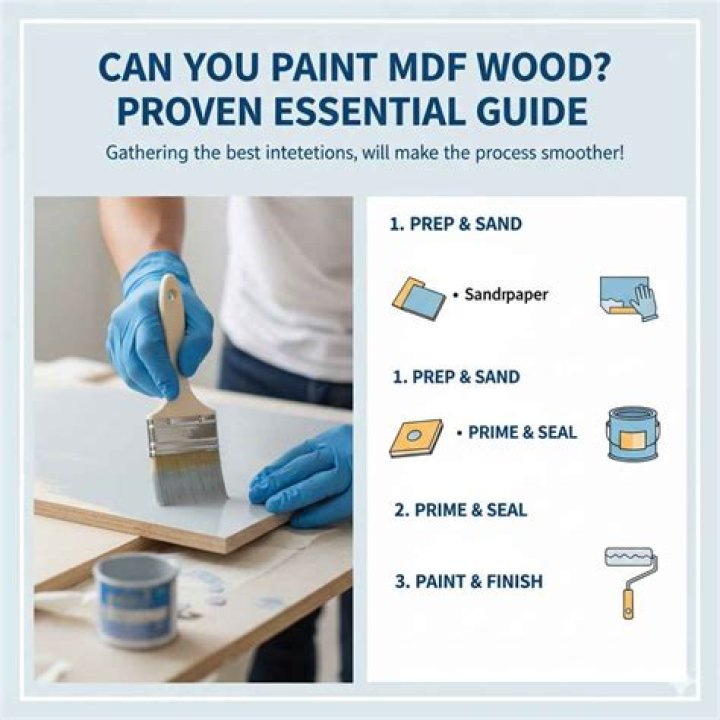 Can you paint MDF wood