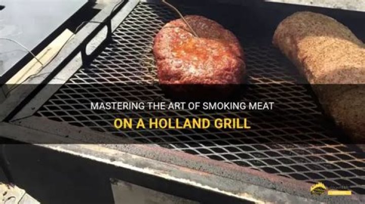 Can you smoke on a Holland Grill