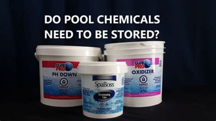 Can you store pool chemicals outside