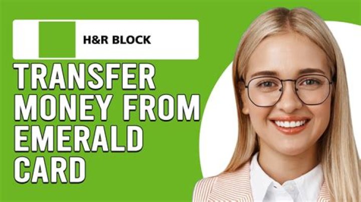 Can you transfer money from HR Block card to bank account