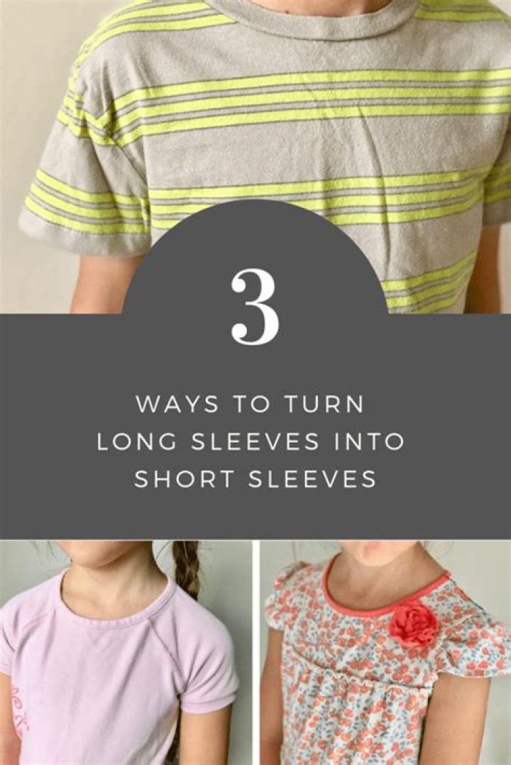 Can you turn a long sleeve shirt into a short sleeve shirt