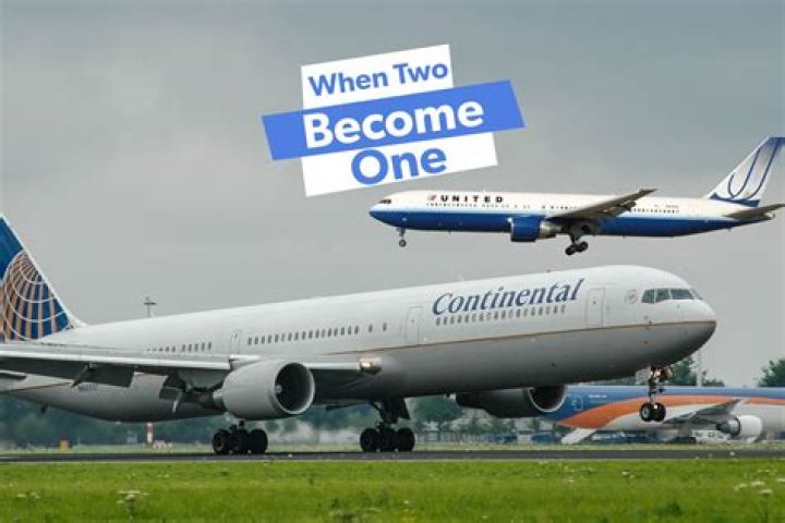 Did United merge with another airline