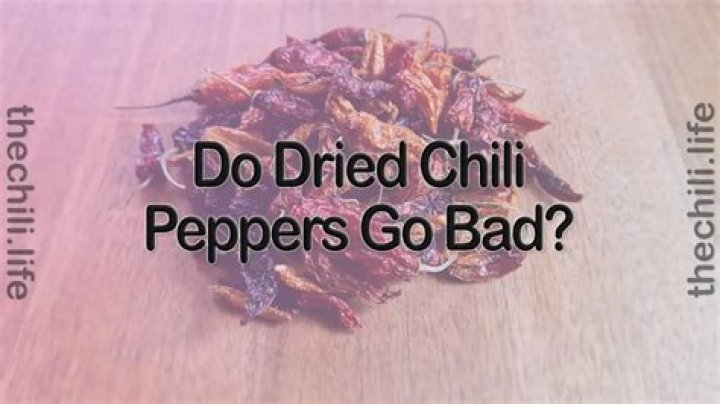 Do dried peppers go bad