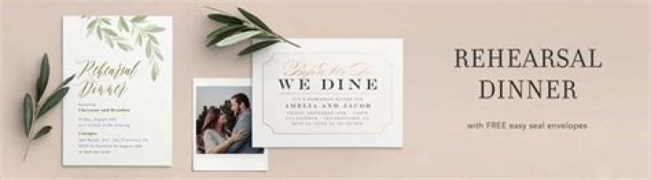 Do rehearsal dinner invitations include wedding invitations