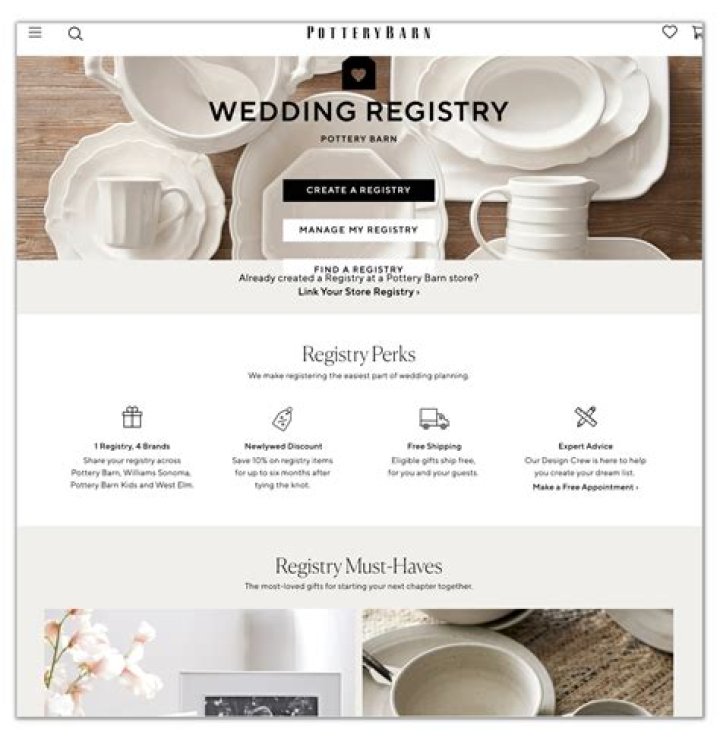 Does Wayfair have a registry