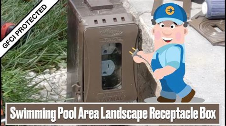 How close can an outlet be to a pool