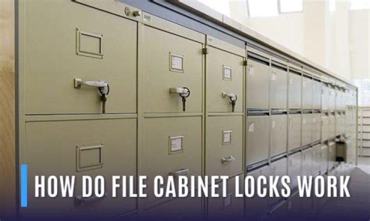 How do filing cabinet locks work