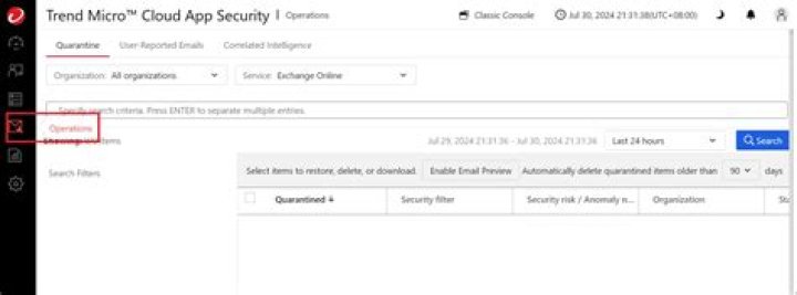 How do I delete quarantined files in Trend Micro OfficeScan