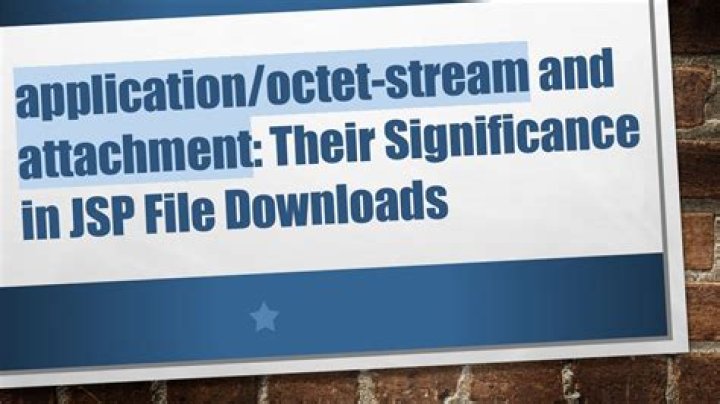 How do I find application octet stream