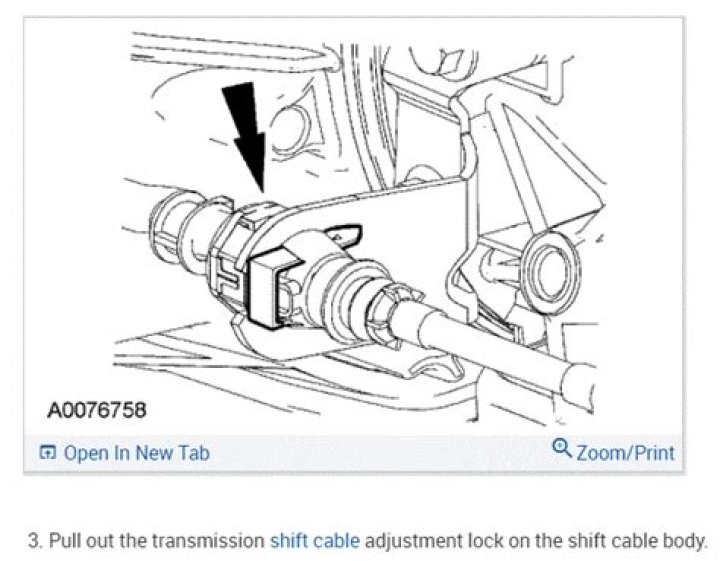 How do you adjust a shift cable
