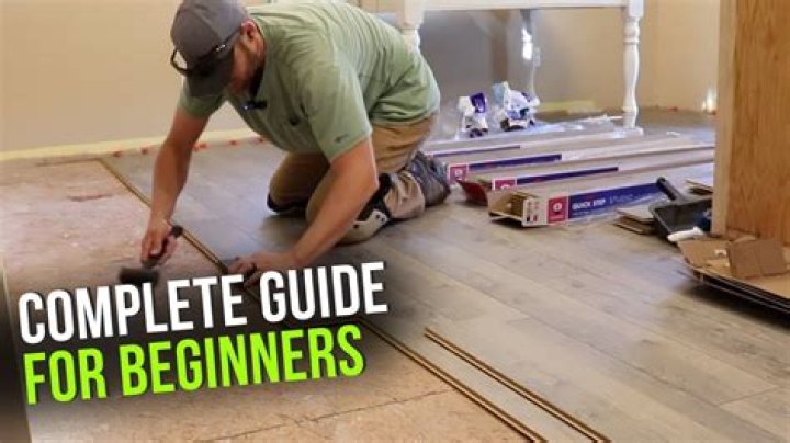 How do you attach laminate flooring to tile