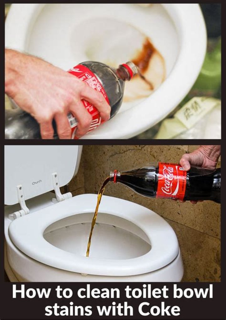 How do you clean toilets with Coke