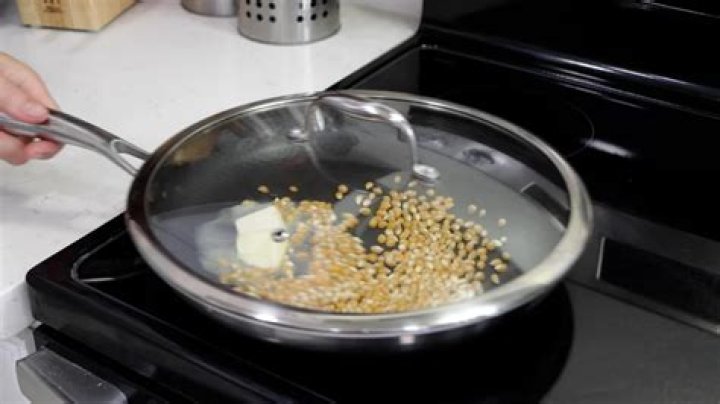 How do you cook popcorn on an induction cooktop