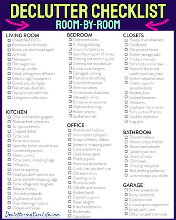 How do you declutter space