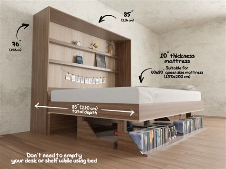 How do you disassemble a Murphy bed