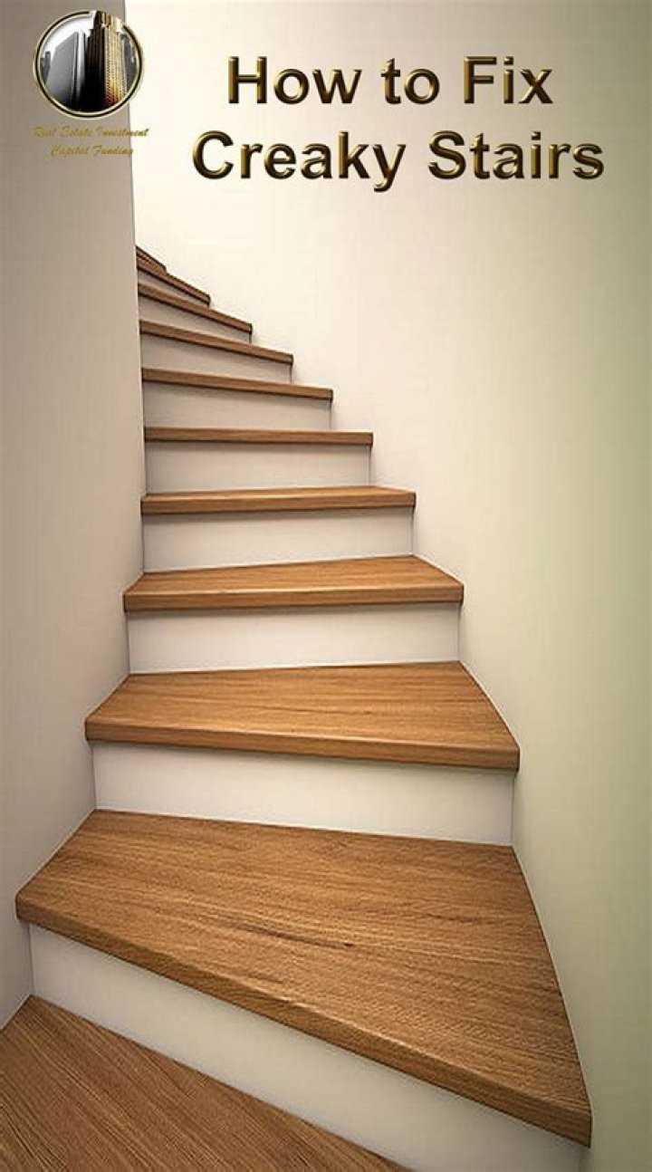 How do you fix creaking stairs from above