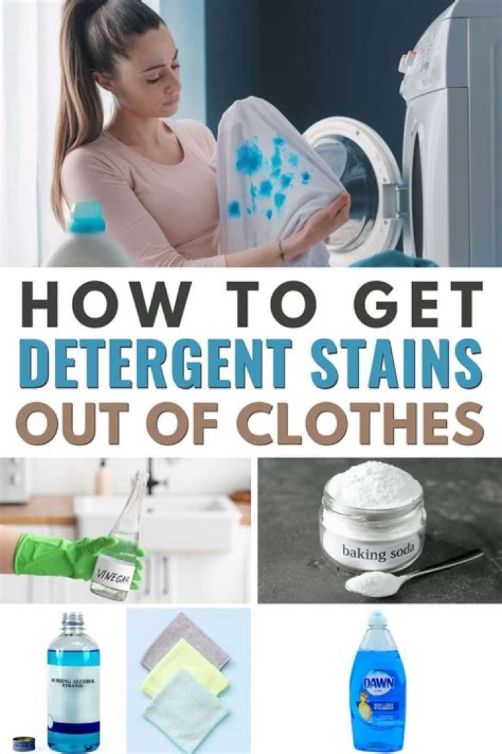 How do you get detergent stains out