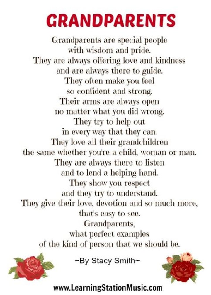 How do you honor a deceased grandparent
