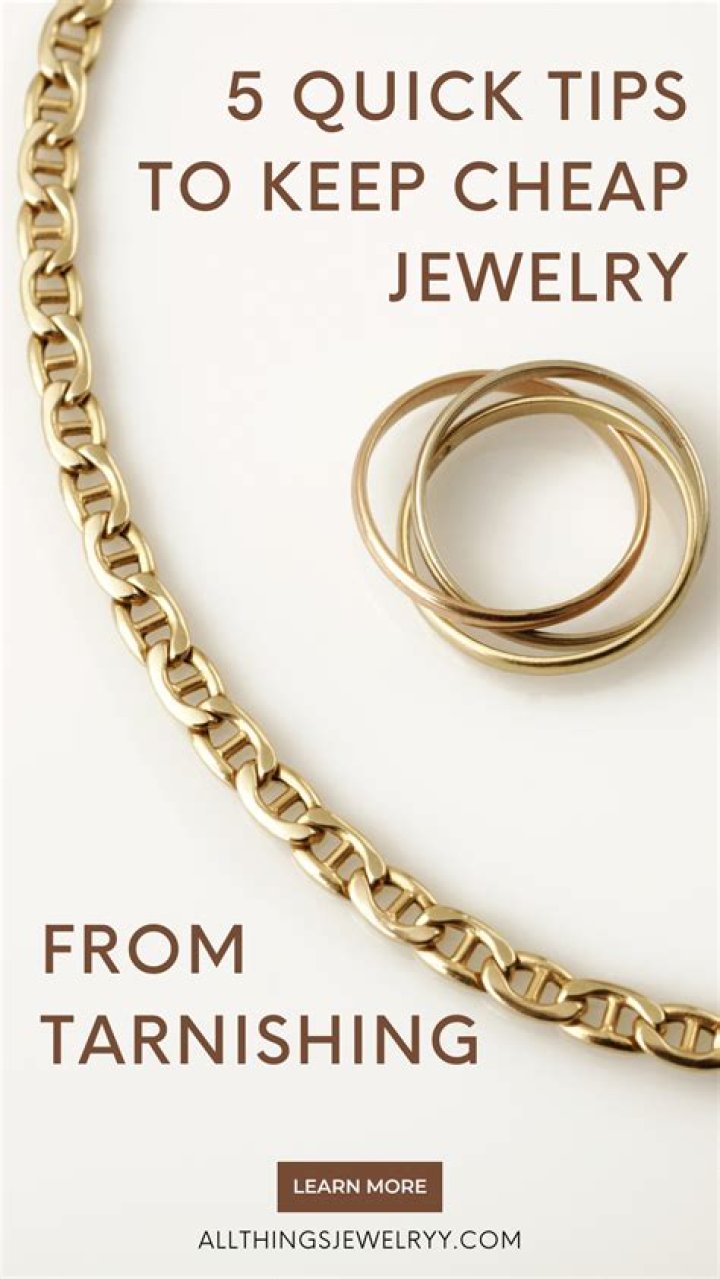 How do you keep plated jewelry from tarnishing