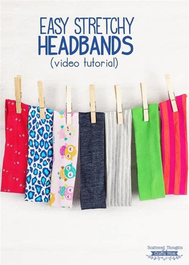 How do you make a stretchy headband