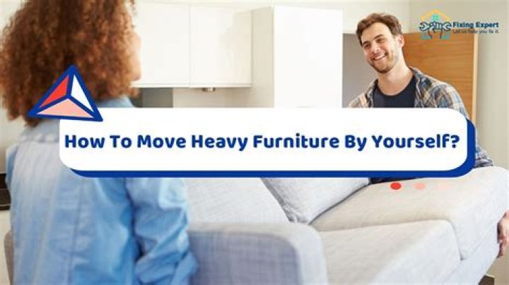 How do you move heavy furniture with a dolly