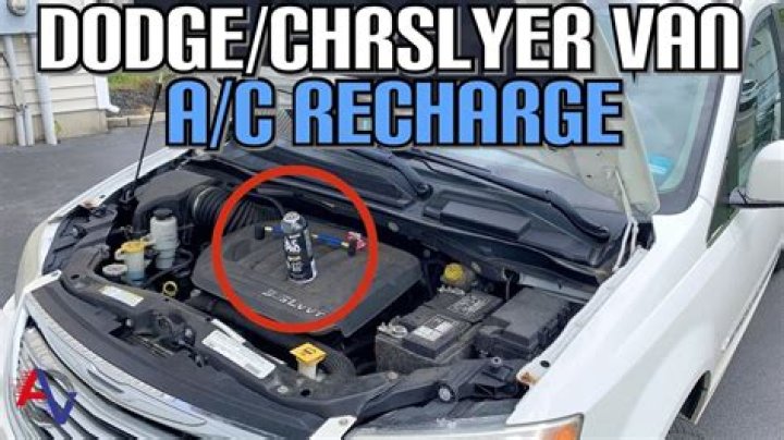How do you recharge the AC in a Dodge Caravan