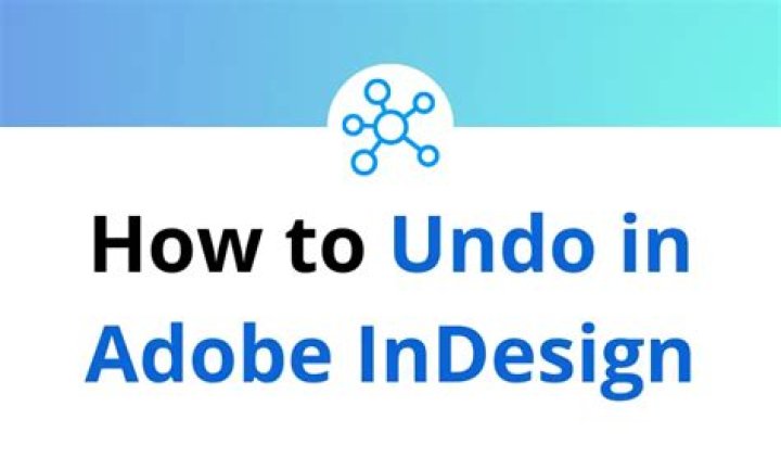 How do you redo in InDesign