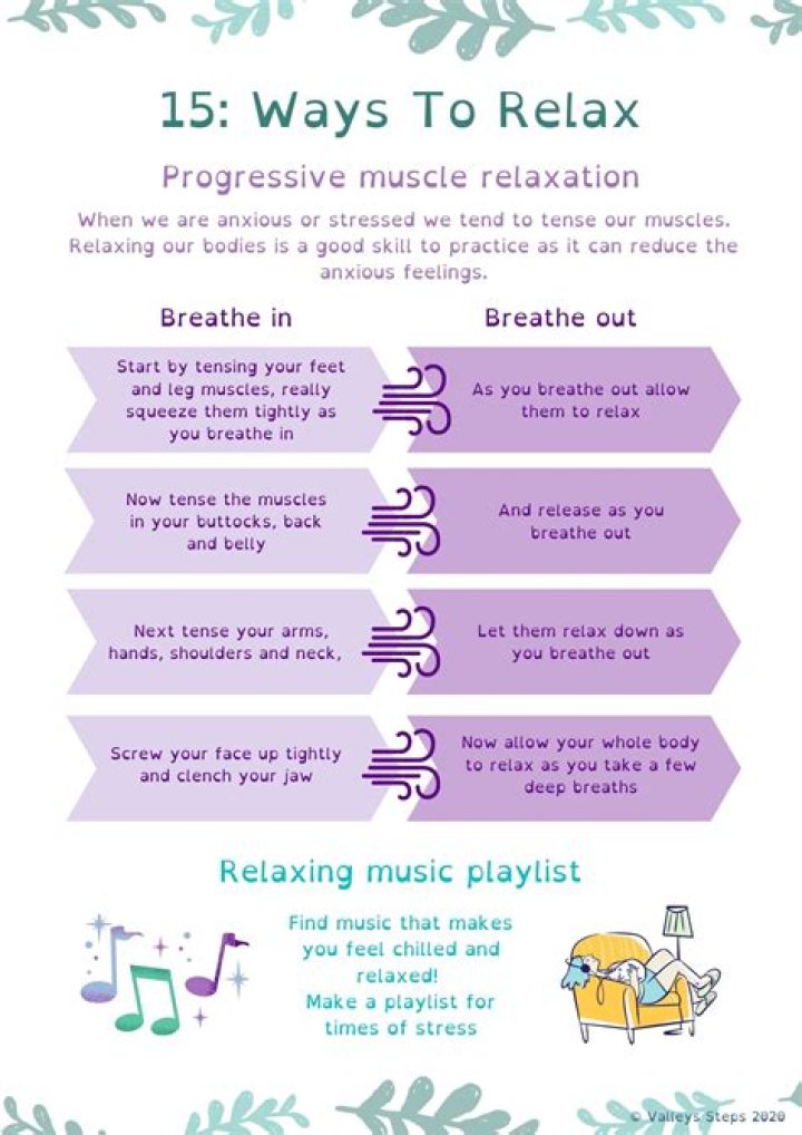 How do you relax in the shower