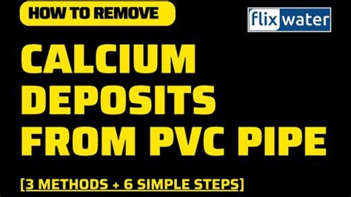 How do you remove calcium from pipes