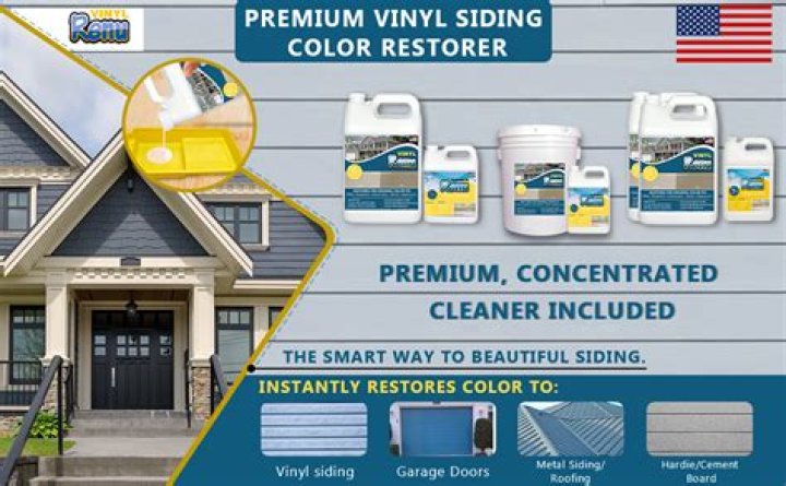 How do you restore shine to vinyl siding