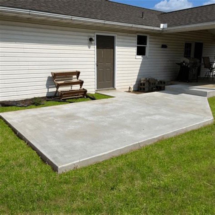 How do you score a concrete patio