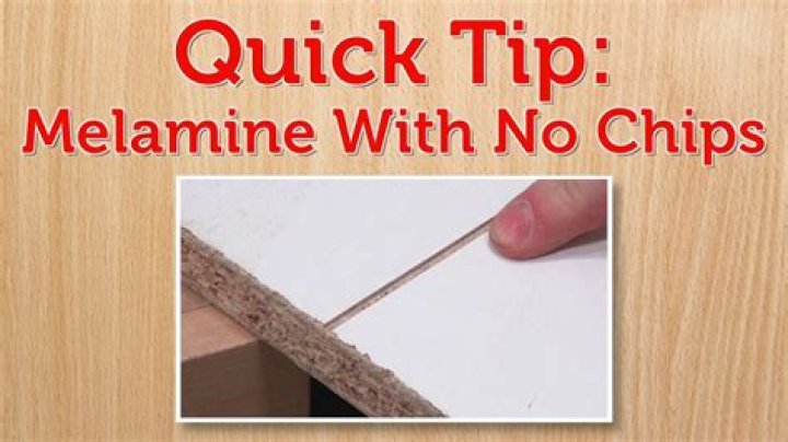 How do you screw into melamine