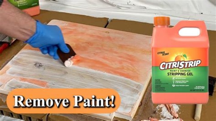 How do you strip paint with citristrip