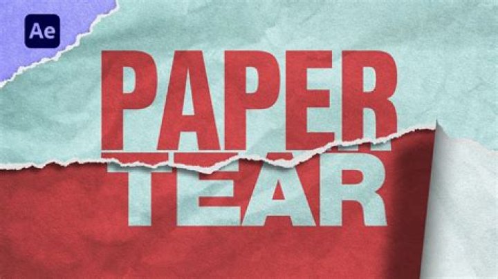 How do you tear homemade paper
