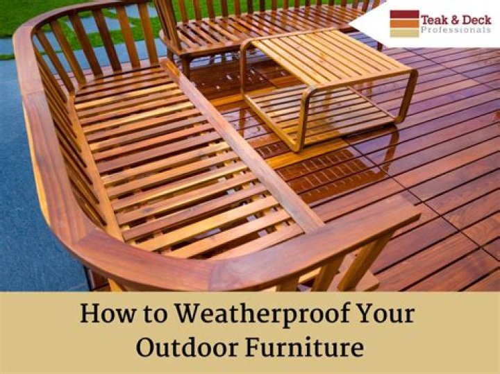 How do you weatherproof a wood deck
