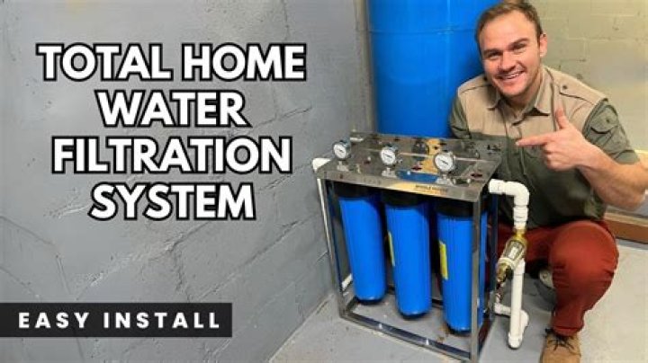 How does a home water filter work