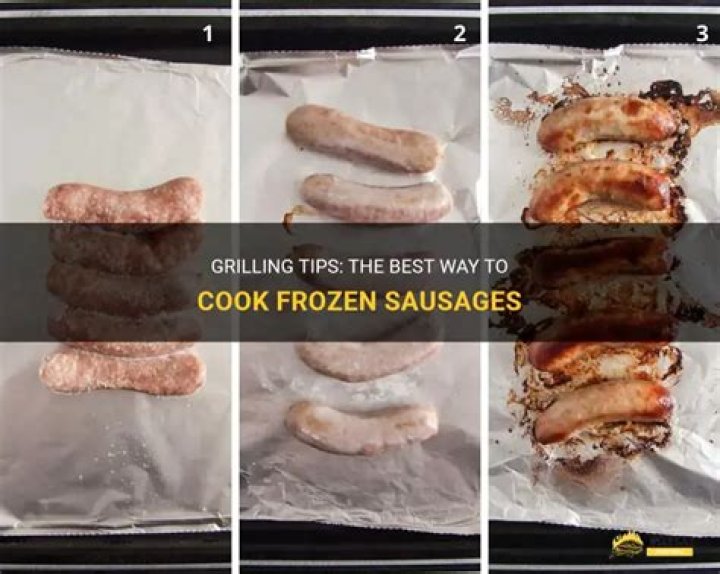 How long do frozen sausages take to grill